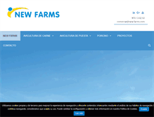 Tablet Screenshot of new-farms.com